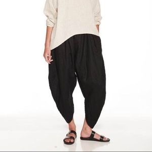 ARTISTS & REVOLUTIONARIES WHITE Harem Pant - 100% LINEN